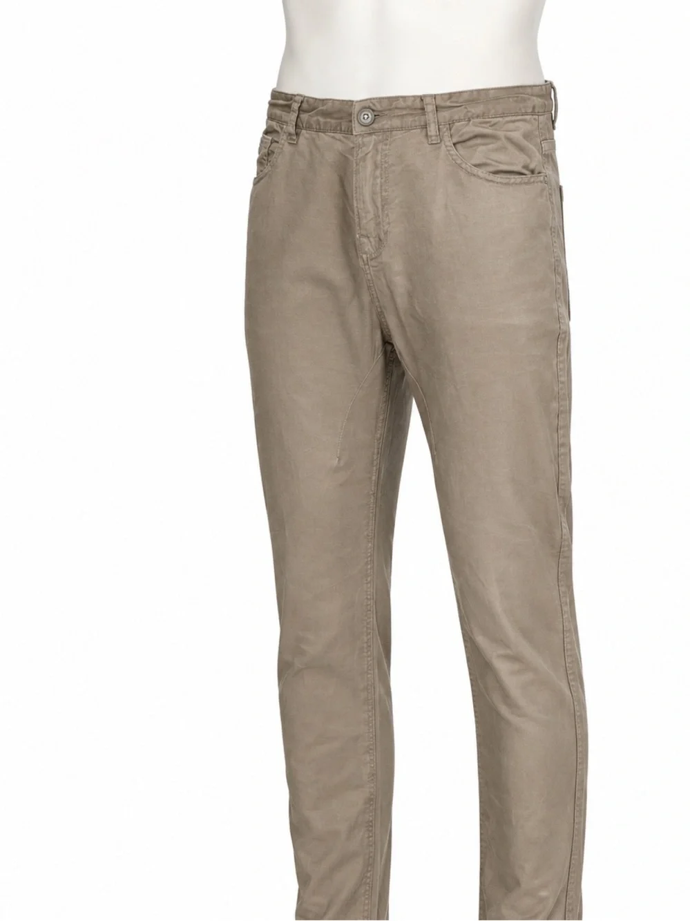 Stitch’s Cotton Linen Chino Pants – Wheat Tapered Fit